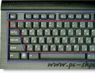 Assignment of computer keyboard keys